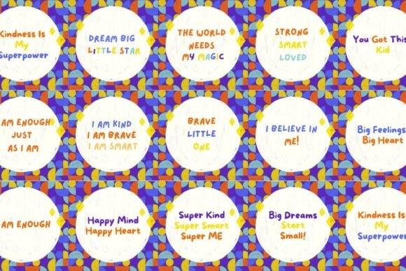 Positive Affirmation Kids Canva Template